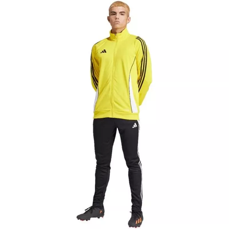 adidas miesten Tiro 24 treenitakki keltainen koko S