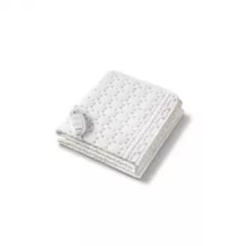 Beurer UB 30 sähköinen aluslakana yksittäinen 130x75 cm valkoinen fleece 3 lämpötasoa konepestävät