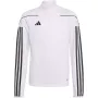 adidas Tiro 23 League treenitakki valkoinen/musta IB8477 junior 128 cm