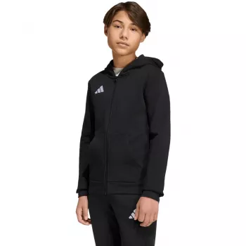 adidas Entrada 26 Full Zip Hoodie lasten musta 128 cm