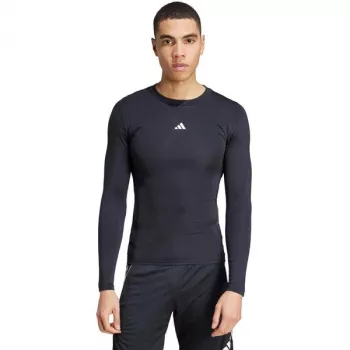adidas Techfit pitkähihainen treenipaita miesten musta L