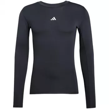 adidas Techfit pitkähihainen treenipaita miesten musta L