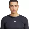 adidas Techfit pitkähihainen treenipaita miesten musta L
