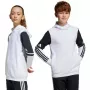adidas Squadra 25 Sweat-Hoody lapsille valkoinen JD4807 140 cm