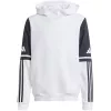 adidas Squadra 25 Sweat-Hoody lapsille valkoinen JD4807 140 cm