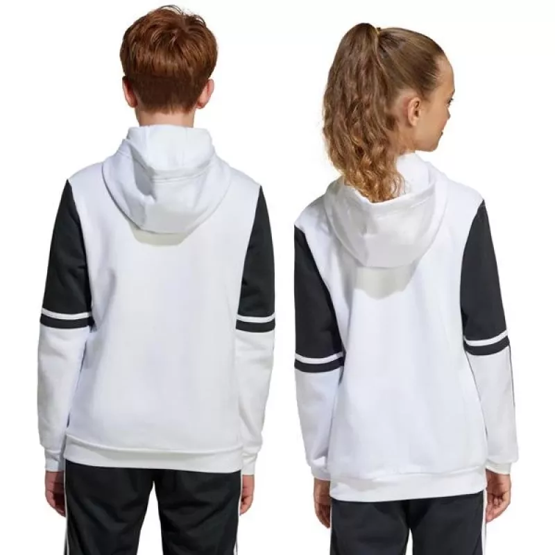 adidas Squadra 25 Sweat-Hoody lapsille valkoinen JD4807 140 cm