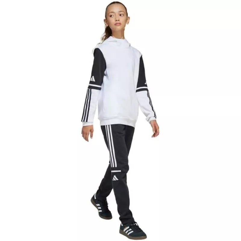 adidas Squadra 25 Sweat-Hoody lapsille valkoinen JD4807 140 cm