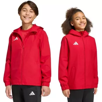 adidas Entrada 26 yleisulkoilutakki lapsille unisex punainen 152 cm