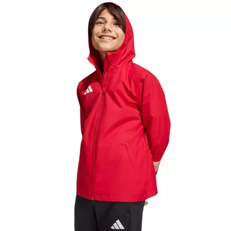 adidas Entrada 26 yleisulkoilutakki lapsille unisex punainen 152 cm