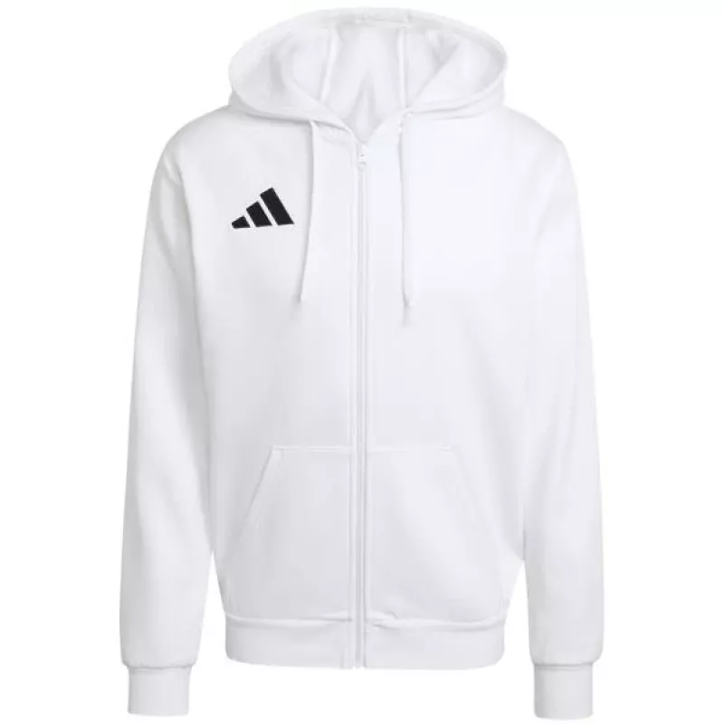 adidas Entrada 26 full zip -huppari miehille valkoinen 2XL