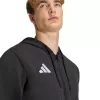 adidas Entrada 26 full zip -huppari miehille musta L
