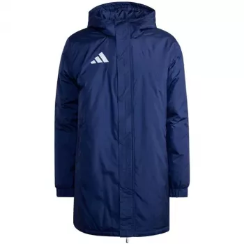 adidas Entrada 26 Stadium takki miehille Navy kierrätetty polyesteri full zip huppu L