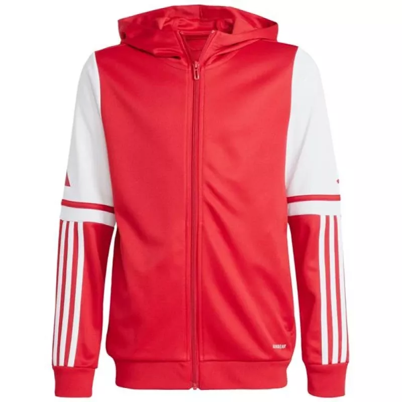 adidas Squadra 25 huppari lapsille punainen/valkoinen 140 cm
