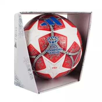 adidas UCL Women's 25/26 Final Pro jalkapallo koko 5 punainen/valkoinen