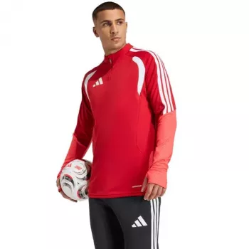 adidas Tiro 26 Competition miesten treenipaita pitkähihainen puolivetoketju punainen koko L