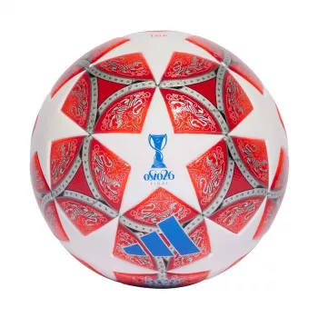 adidas naisten UCL 25/26 Final League jalkapallo koko 5 valkoinen punainen JW1326