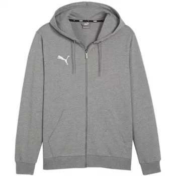 PUMA Team Goal Casuals huppari hupulla harmaa