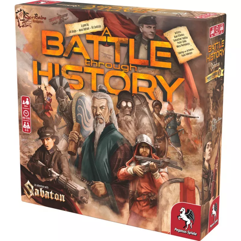 PEGASUS A Battle through History - Sabaton-lautapeli