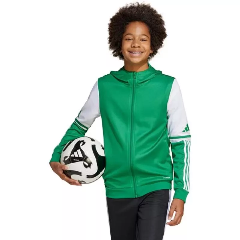 adidas Squadra 25 huppari lasten vihreä/valkoinen 152cm