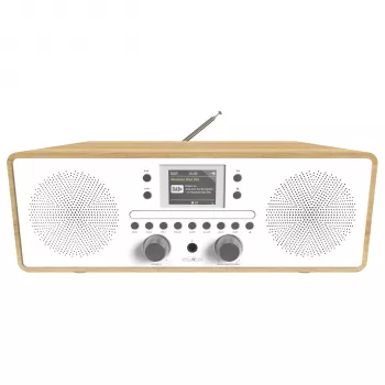 Reflexion HRA21DAB+ valkoinen DAB+ FM alarakenteinen radio CD-soittimella, kaksoisherätys, kaukosäädin