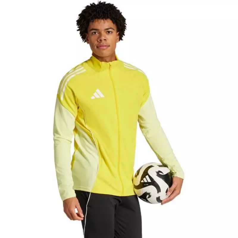 adidas Tiro 25 Competition miesten harjoitustakki keltainen L