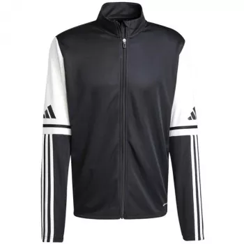adidas Squadra 25 miesten harjoitustakki musta/valkoinen Slim Fit puolivetoketju AEROREADY kierrätetty polyesteri koko S