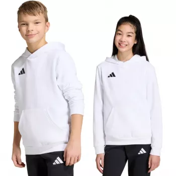 adidas Entrada 26 Hoody lasten valkoinen JZ6561 164 cm
