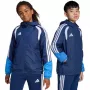 adidas Tiro 26 Competition All Weather lasten takki sininen 152 cm