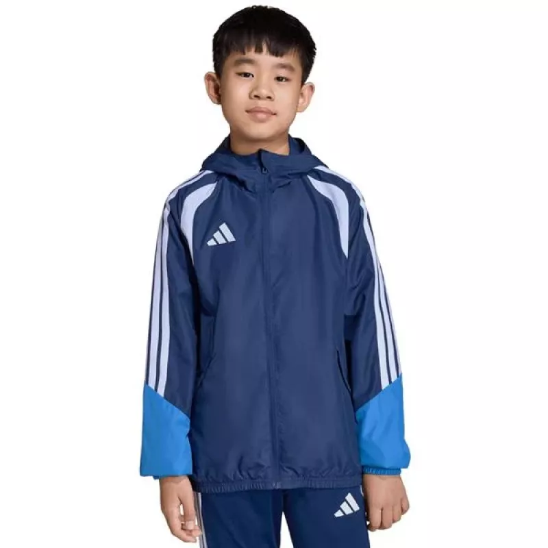 adidas Tiro 26 Competition All Weather lasten takki sininen 152 cm