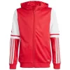 adidas Squadra 25 huppari lapset punainen/valkoinen 116 cm