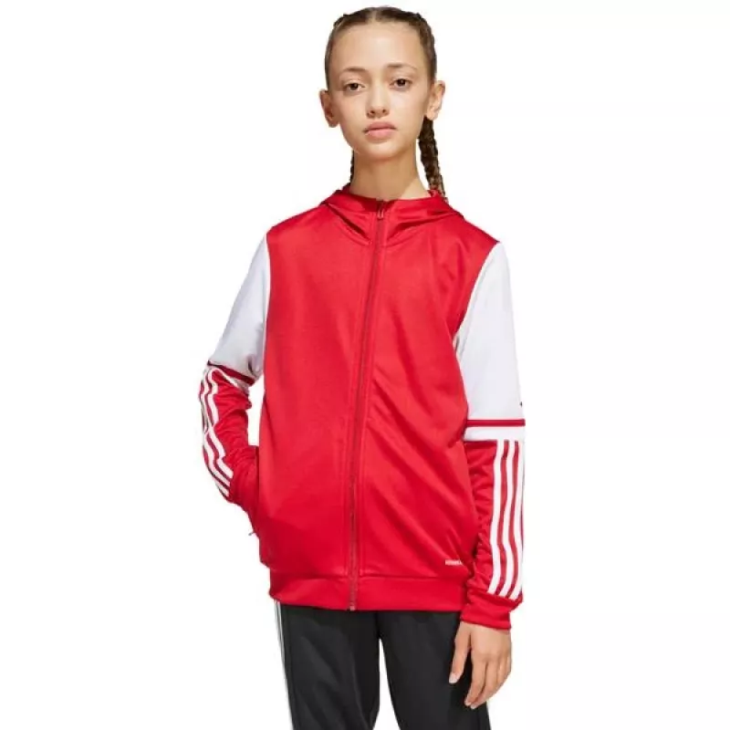 adidas Squadra 25 huppari lapset punainen/valkoinen 116 cm
