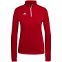 adidas Entrada 22 Top Training naisten collegepaita punainen L