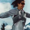 adidas TERREX Xperior CLIMA365 Light Windweave -takki naisten - musta/valkoinen, koko M