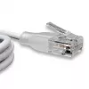 WANTEC eGlow UTP CAT6a verkkokaapeli, 0,5 m, valkoinen