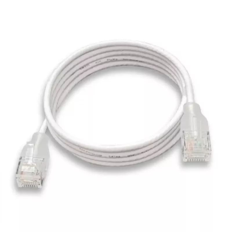 WANTEC eGlow UTP CAT6a verkkokaapeli, 0,5 m, valkoinen
