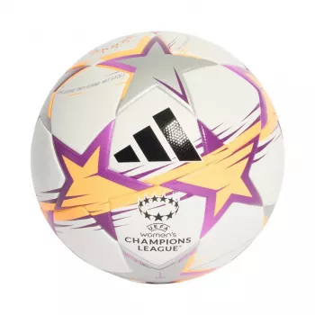 adidas UCL Women's League 26/27 League Stage -jalkapallo koko 4 valkoinen/oranssi/hopea KE5142
