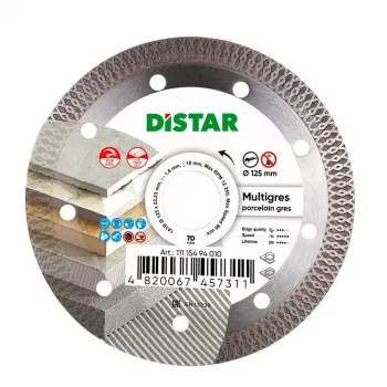 DISTAR MULTIGRES timanttilaikka 125 x 1,4 x 10 x 22,23 mm