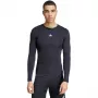 adidas Techfit pitkähihainen treenipaita miesten musta S