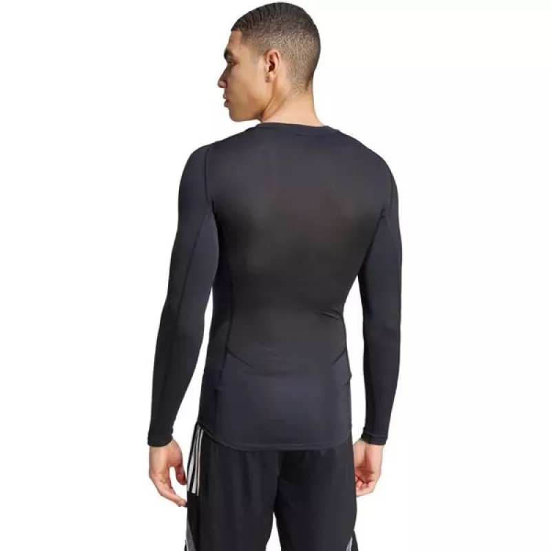 adidas Techfit pitkähihainen treenipaita miesten musta S