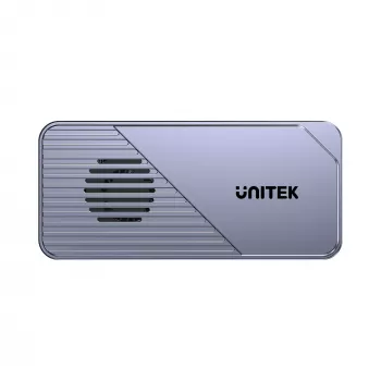UNITEK USB4 M.2 NVMe SSD-kotelo aktiivisella jäähdytyksellä, 80Gbps, työkaluton, alumiini, USB-C