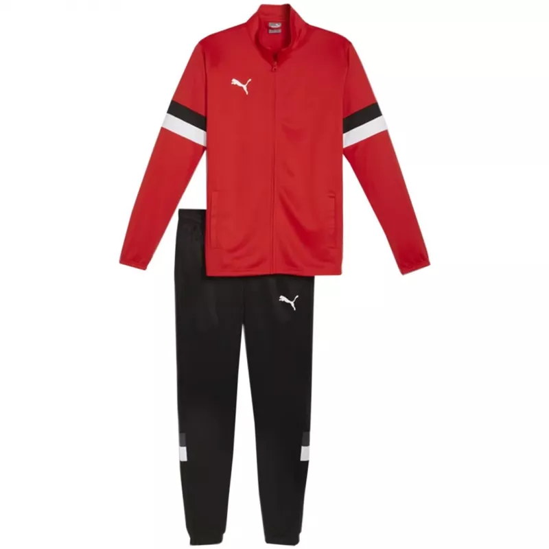 PUMA miesten Team Rise full-zip verryttelyasu punainen/musta 2XL