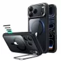 ESR Classic Hybrid Kickstand MagSafe-kotelo iPhone 17 Pro / 18 Pro kirkas/musta
