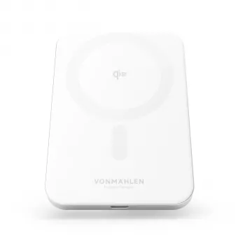 Vonmählen Evergreen Mag magneettinen varavirtalähde 5 000 mAh valkoinen