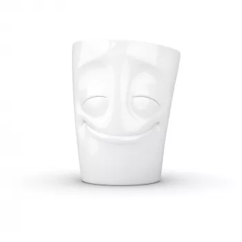 FIFTYEIGHT PRODUCTS T018301 Amused valkoinen kahvamuki 350 ml