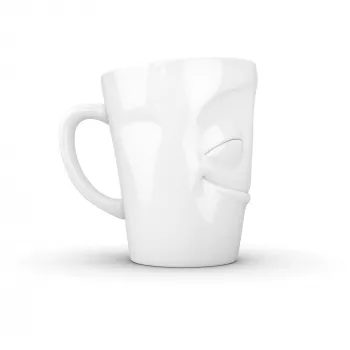 FIFTYEIGHT PRODUCTS T018301 Amused valkoinen kahvamuki 350 ml