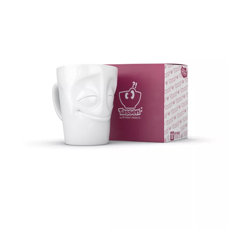 FIFTYEIGHT PRODUCTS T018301 Amused valkoinen kahvamuki 350 ml