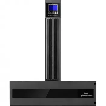 PowerWalker VFI 6000 RTG PF1 6000 VA online-kaksoismuunnin-UPS - rack/torni, 2x IEC C19 lähtöä, puhdas siniaalto