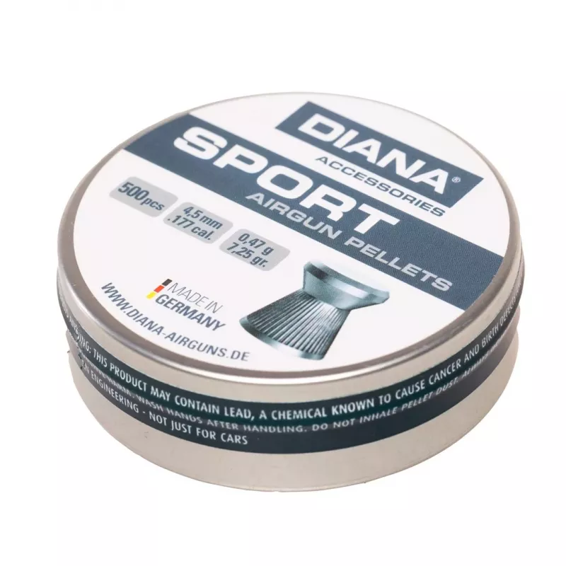 DIANA Sport 4,5 mm Haulit, 500 kpl