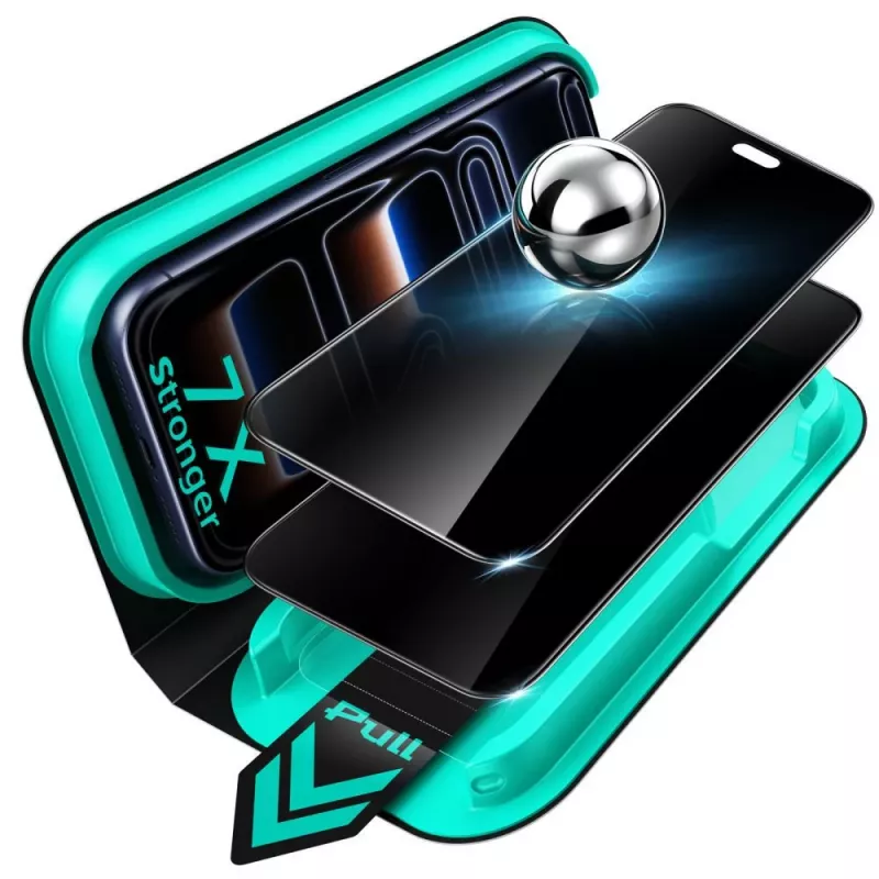 ESR UltraFit Armorite Privacy panssarilasi näytönsuoja 2 kpl:n pakkaus iPhone 18 Pro Max