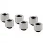 Thermal Grizzly DeltaMate Extender Fitting - MF14, kiiltonikkeli, 6 kpl:n pakkaus